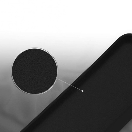 SMARTPHONE & ACCESORII - Husa pentru Samsung Galaxy S20 , negru, Liquid Silicone,captusita cu microfibra,  marime 6.2 inch,Doty
