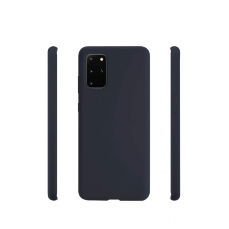 Husa pentru Samsung Galaxy S20 Ultra , albastru inchis, Liquid Silicone,captusita cu microfibra,marime 6.9 inch,Doty [2]