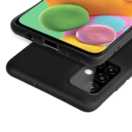 Husa Samsung Galaxy A51 , negru , Liquid Silicone [6]