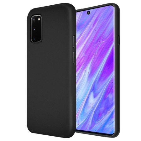 Husa Samsung Galaxy S20 , negru  , Liquid Silicone, marime 6.2 inch [3]