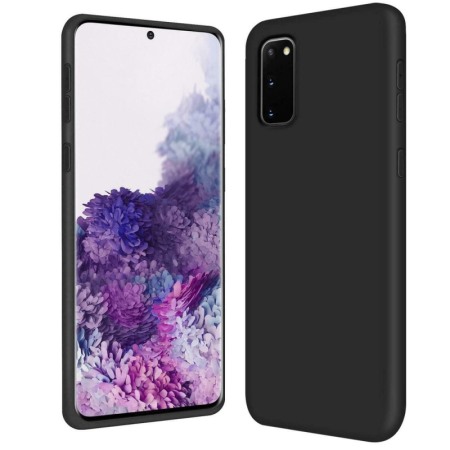 Husa Samsung Galaxy S20 , negru  , Liquid Silicone, marime 6.2 inch [5]