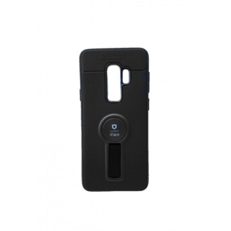 Husa Samsung Galaxy S9, cu suport metalic si placuta stativ, Liquid Silicone [1]