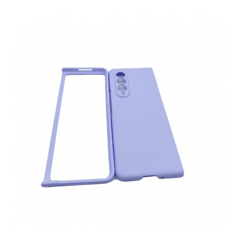 Husa SlimFold compatibila cu Samsung Galaxy Z Fold 3, decupaje precise, material dur, mov [1]