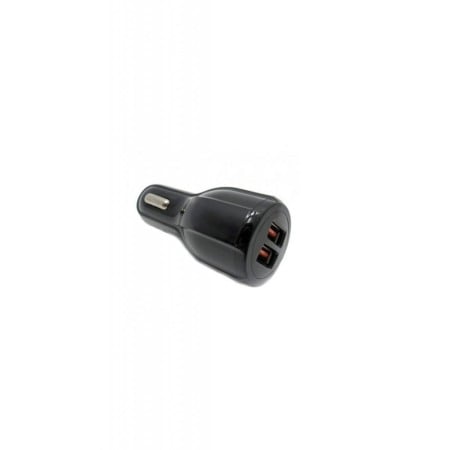 Incarcator auto  2 x USB  , fast charging 2.4 A  , culoare neagra [2]