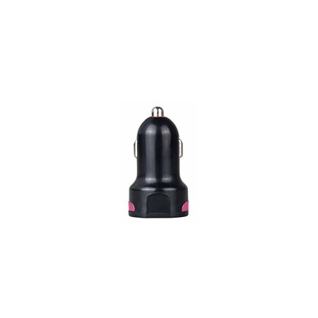 Incarcator auto 2 x USB slim fit , fast charging 2.4 A,culoare neagra [1]