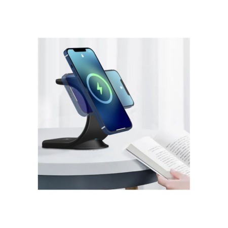 Incarcator premium inteligent 3 in 1 Bolt Charger, wireless, compatibil doar cu dispozitive Apple, negru [4]