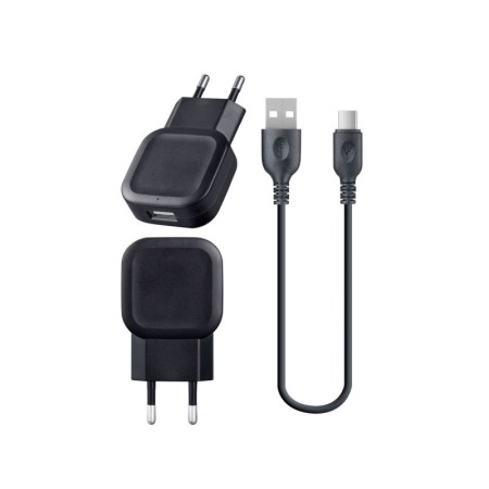 Incarcator retea Universal  , MicroUSB, 2.1A,  incarcator priza si cablu Negru [1]