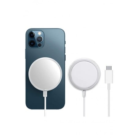 SMARTPHONE & ACCESORII - Incarcator wireless MagneticFast, incarcare rapida, 15 W, 1000mm lungimea cablului, alb