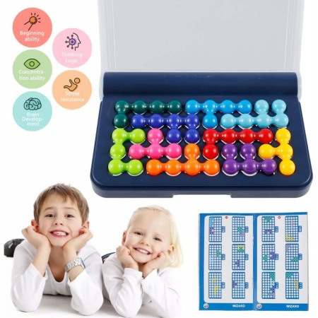 IntelliMaze IQ Puzzle 3D pentru copii, educativ, creativ, multicolor, 17x15 cm, Doty®️ [4]