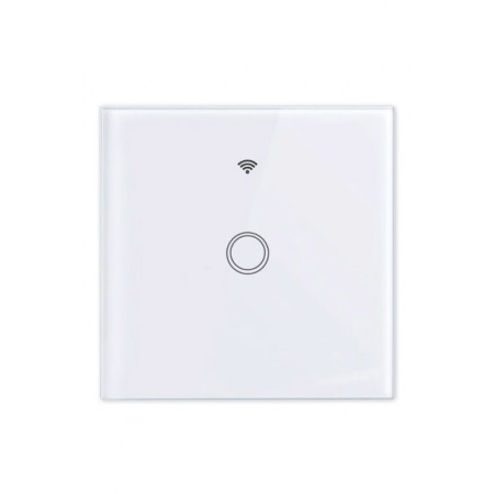 SMARTHOME - Intrerupator inteligent SmartON/OFF Doty®, Wi-Fi, control distanta, simplu, 10A, Amazon Alexa si Google Home, fara nul