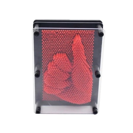 Jucarie 3D SculptArt, tip tablou, creativa, educativa , negru/rosu, 18x12 cm [5]