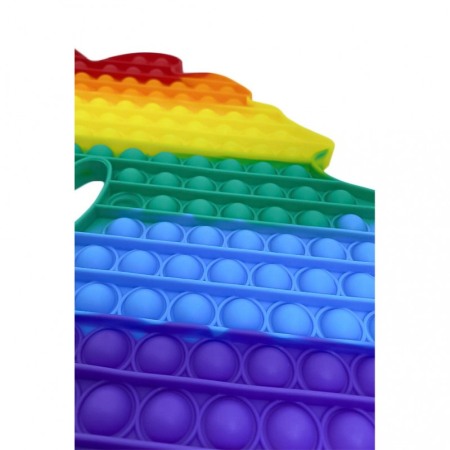 Jucarie antistres UnicornPop It Bubble, 35 x31 cm, multicolor [2]