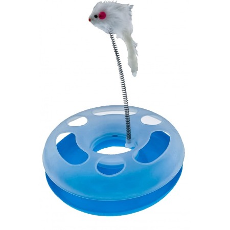 Jucarie circuit  rotund cu bila pentru pisici, Doty [0]