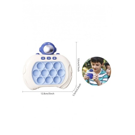 Jucarie interactiva antistress AutoPopNow Doty®, senzoriala, functioneaza cu baterii, 4 stiluri de joc, astronaut [3]