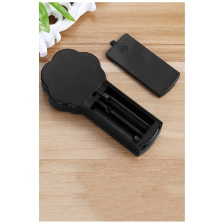 Jucarie laser pentru pisici ShowLight Paw, forma de labuta, dimensiuni reduse, interactiva, negru/roz, 10x5.5 cm [4]