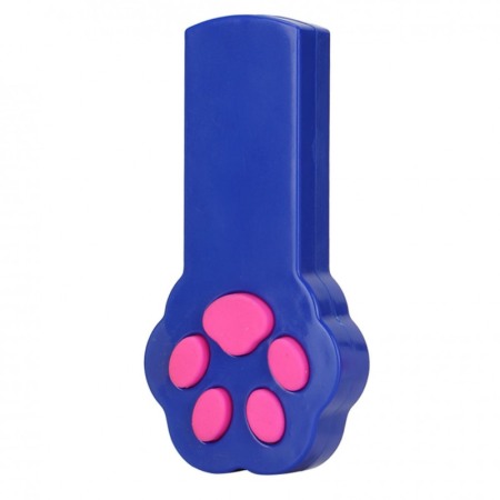 Jucarie laser pentru pisici ShowLight Paw, forma de labuta, interactiva, albastru/roz, 10x5.5 cm [3]
