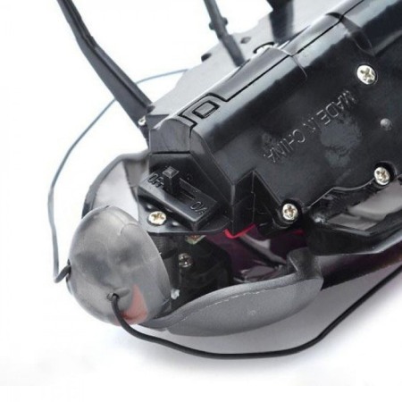 Jucarie LittleBug, interactiva, reincarcabila, design realist, distractiva, efecte luminoase, negru/gri [2]