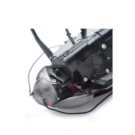 Jucarie LittleBug, interactiva, reincarcabila, design realist, distractiva, efecte luminoase, negru/gri [5]