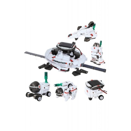 Kit robot educational DIY 6in1 SpaceSet Doty®, tehnic, instructiuni, 120 componente, multicolor, cu energie solara [6]