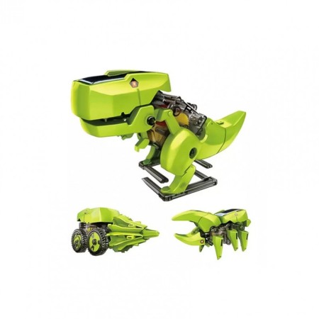 Jucarii & jocuri - Kit Solar 3 in1 DIY EnergyToys, dinozaur,  energie solara, nu necesita baterii, educativ, multicolor, Doty®️