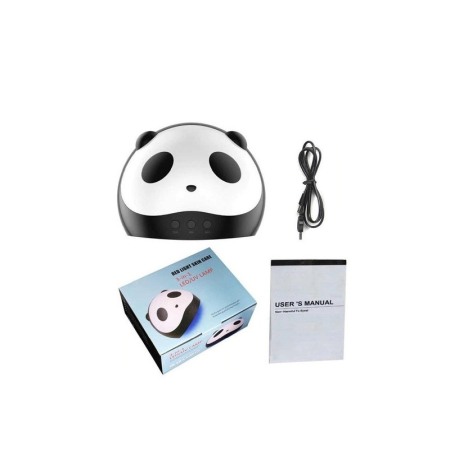Lampa PandaLight cu UV, LED 36W, este prevazuta la interior cu 12 LED-uri cu o putere maxima de 36W, negru/alb [1]