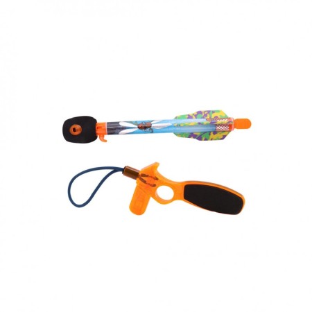 Jucarii de exterior - Lansator cu sageata SkyMission, efecte luminoase, distractiva,pentru exterior,albastru/portocaliu