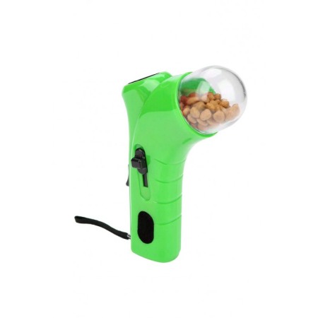 Jucării pentru câini - Lansator de recompese GoodCatch Doty®, pentru caini si pisici, manual, distractiv, educativ, 18 cm, verde