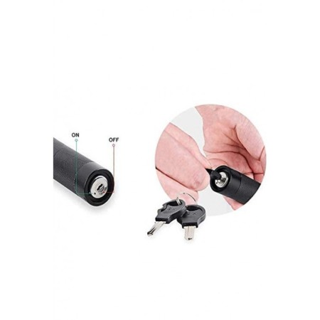 Lanterna Laser GreenLantern Doty.ro®, tip stilou, cu 3 Tipuri Fasciculi, 2 capete, raza de actiuni 1 km, negru [7]