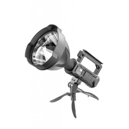 ILUMINAT & ELECTRICE - Lanterna LED FlashBolt Doty®, tip reflector cu trepied, 4 modalitati de lumina, 27x13 cm, rezistenta la apa, USB inclus, negru