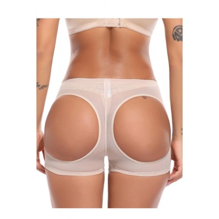 Lenjerie modelatoare LIft Underwear,tip boxeri,pentru ridicarea feselor,material elastic , eleganta, marime L, bej, [2]