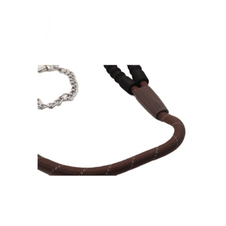 Lesa Akira pentru caini de talie mare , rezistenta, confortabila,maner cu burete,100 cm, maro [3]
