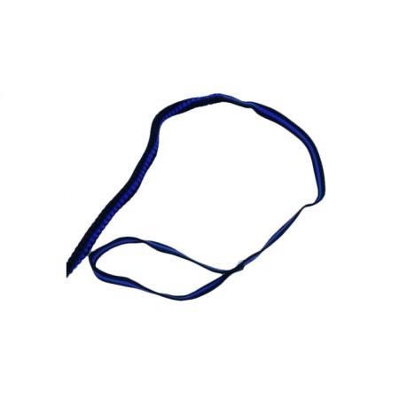 Lesa cu ham Baxter pentru caini de talie medie, rezistenta,ajustabila,amortizor,125 cm, albastru/negru [2]