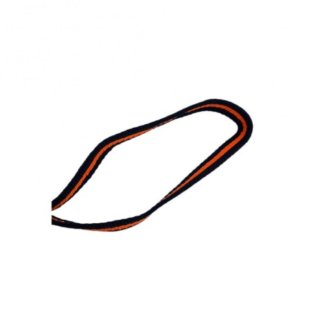 Lesa cu ham Baxter pentru caini de talie mica, rezistenta,ajustabila,amortizor,125 cm, portocaliu/negru [2]