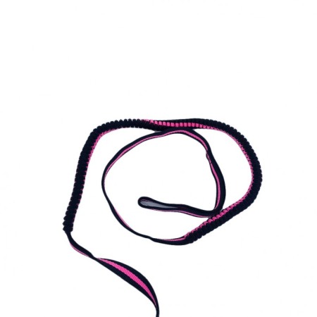 ﻿Lesa cu ham Baxter pentru caini de talie mica, rezistenta,ajustabila,amortizor,125 cm, roz/negru [2]