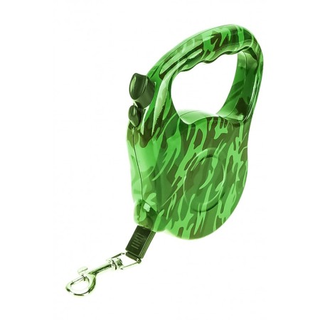 Lesa de 3 m retractabila pentru animale de companie, model camuflaj, Doty [1]