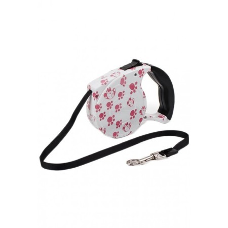 Lesa de 5 m retractabila cu blocator pentru animale de companie, model paws , Doty [3]