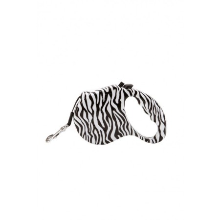 Lesa de 5 m retractabila pentru animale de companie, design zebra, Doty [1]
