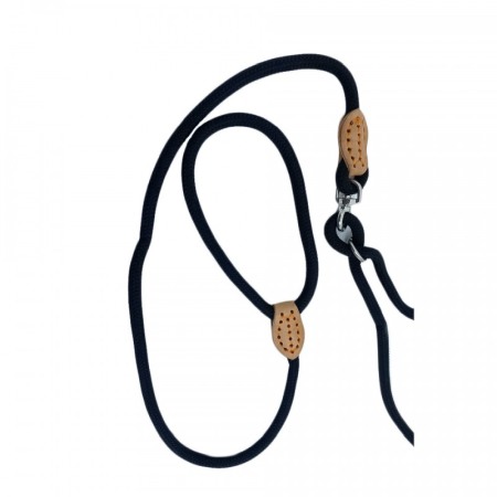 Lesa dubla DoubleTrouble, cusaturi rezistente, 125 cm , negru [1]