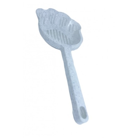 Igienă și îngrijire pisici - Lopatica Clean Paw cu sita pentru litiera, material rezistent,alb