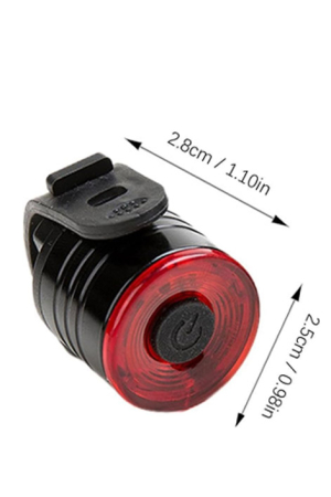 Acasa - Lumina de avertizare LED Doty BikeBlaze, rosu, rezistenta la apa, 2,8x2,5 cm, baterii incluse