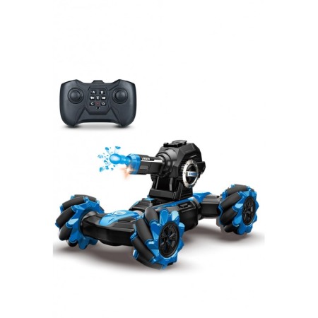 Masinuta de jucarie Battle Balls, trage cu bile de gel, frecventa 2.4 MHz, control telecomanda, interactiva, 29x18x15, Albastru [4]