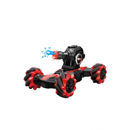 Masinuta de jucarie Battle Balls, trage cu bile de gel, frecventa 2.4 MHz, control telecomanda, interactiva, 29x18x15, Rosu [2]