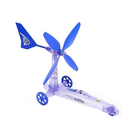 Jucarii & jocuri - Masinuta de jucarie care functioneaza cu puterea vantului, kit educational,albastru,Doty