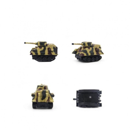 Masinuta militara inductiva,model tanc, merge pe linia trasata de marker, baterii incluse, Doty®️ [7]