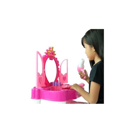 Masuta de Make-Up pentru Fete Glamour Mirror , Cu conectare Mp3 Player pentru Melodii , Lumini si Sunete incluse , Multiple acce [3]