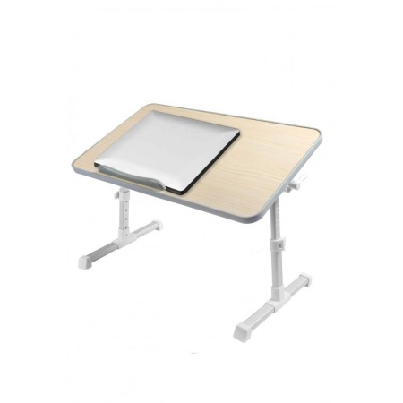MULTI-TOOL - Masuta laptop, blat de lemn , reglabila pe dimensiunea dorita, 52 cm, bej , Smart Working, Doty