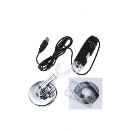 Microscop digital Go Smart, photo-video pentru PC,  focus 15-40 mm,USB, 8 x LED, factor de marime mare 500X,negru,doty [5]