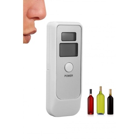 Mini Alcool Tester DigitalBreath, portabil, functioneaza cu baterii, digital cu display LCD, alb, Doty® [5]