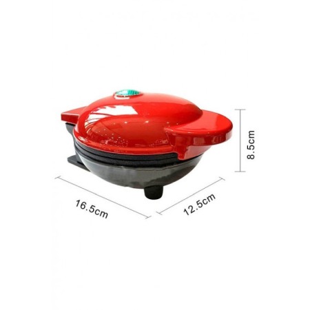 Mini aparat electric pentu Waffe, 350W, rosu, Doty [1]