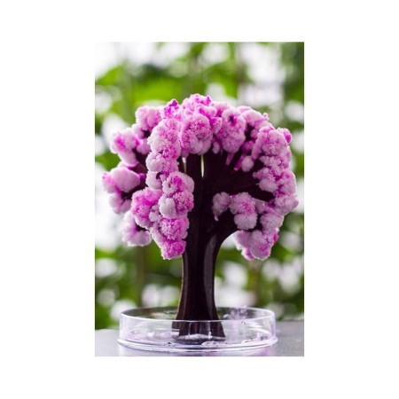 Mini Arbore cu cristale Cherry Blossom Crystal Tree DIY Kit Doty®, set artizanat, non-toxic, flori de cires, 23x18x3 cm, roz [1]